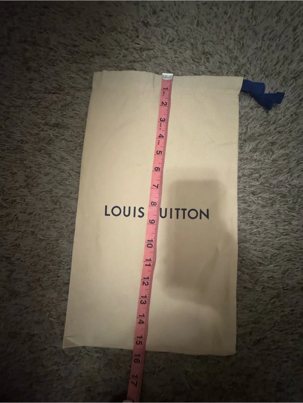 100% authentic Louis Vuitton dust bag